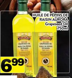 Supermarché PA HUILE DE PÉPINS DE RAISIN AURORA | Grapeseed Oil offer