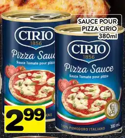 Supermarché PA SAUCE POUR | PIZZA CIRIO offer