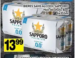 Supermarché PA BIÈRES SANS ALCOOL SAPPORO | Non-Alcoholic Beer offer