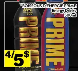 Supermarché PA BOISSONS D'ÉNERGIE PRIME | Energy Drinks offer