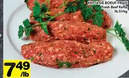 Supermarché PA KEFTA DE BOEUF FRAIS | Fresh Beef Kefta offer