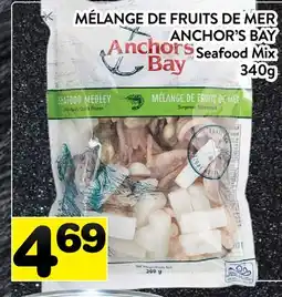 Supermarché PA MÉLANGE DE FRUITS DE MER ANCHOR'S BAY | Seafood Mix offer