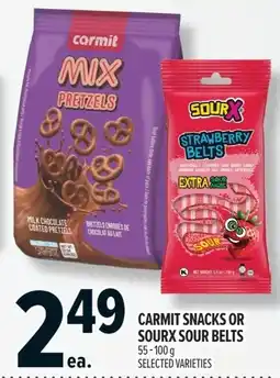 Metro Carmit snacks or sourx sour belts offer