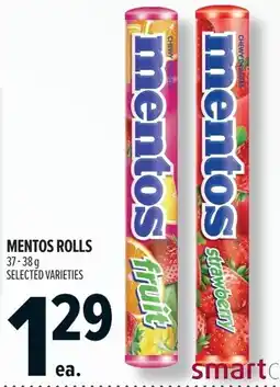 Metro Mentos rolls offer