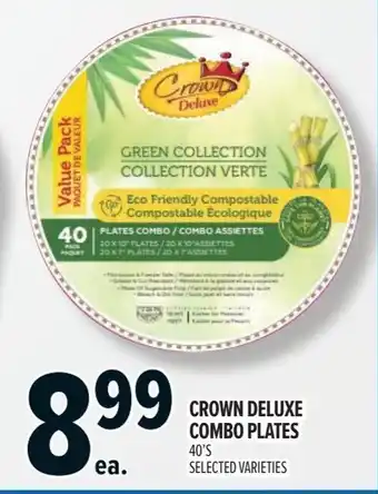 Metro Crown deluxe combo plates offer