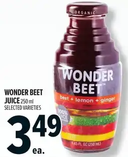 Metro Wonder beet juice offer