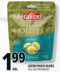 Metro Gefen pouch olives offer