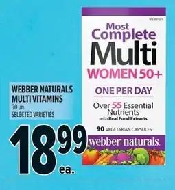 Metro Webber naturals multi vitamins offer