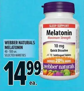 Webber naturals melatonin