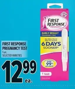 Metro First response pregnancy test offer
