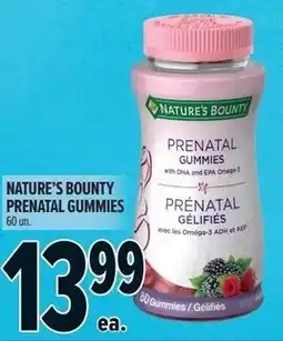 Metro Nature's bounty prenatal gummies offer