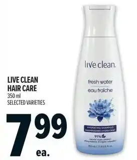 Metro Live clean hair care offer