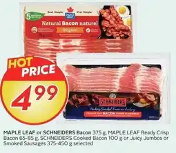 Sobeys Maple leaf or schneiders bacon offer