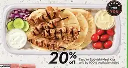 Sobeys Taco or Souvlaki Meal Kits offer