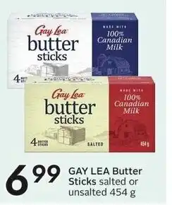 Sobeys Gay lea butter sticks salted or unsalted offer