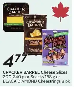 Sobeys Cracker barrel cheese slices offer