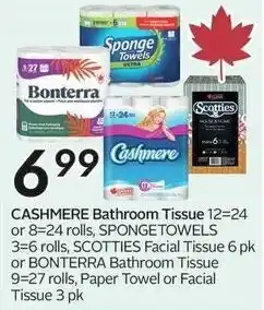 Sobeys Cashmere bathroom tissue offer