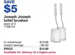Costco Joseph Joseph toilet brushes offer