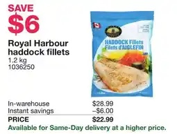 Costco Royal Harbour haddock fillets offer