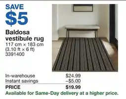 Costco Baldosa vestibule rug offer