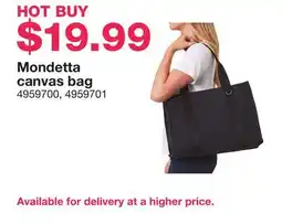 Costco Mondetta canvas bag offer