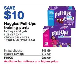 Costco Huggies Pull-Ups training pants offer
