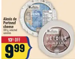 Marché Adonis Alexis de Portneuf cheese offer