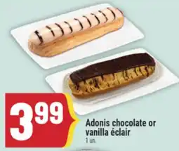 Marché Adonis Adonis chocolate or vanilla éclair offer