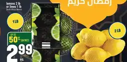 Marché Adonis lemons 2 lb or limes 1 lb offer