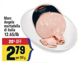Marché Adonis Marc Angelo mortadella di italia offer