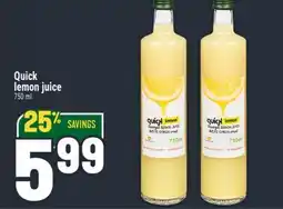 Marché Adonis Quick lemon juice offer