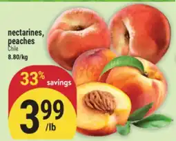 Marché Adonis Nectarines, peaches offer