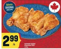 Marché Adonis Marinated chicken drumsticks offer