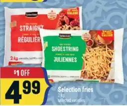 Marché Adonis Selection fries offer