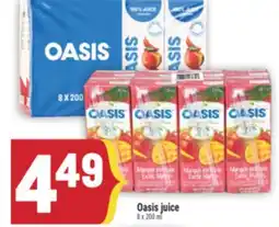Marché Adonis Oasis juice offer