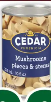 Marché Adonis Cedar mushroom offer