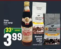 Marché Adonis Vimto fruit syrup offer