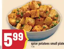 Marché Adonis Spice potatoes small plate offer