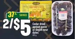 Marché Adonis Cedar dried apricot paste or deglet nour dates offer