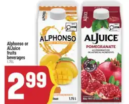 Marché Adonis Alphonso or AlJuice fruits beverages offer