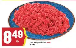 Marché Adonis Extra lean ground beef Halal offer