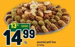 Marché Adonis Assorted petit four offer