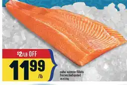 Marché Adonis Coho salmon fillets frozen/defrosted offer