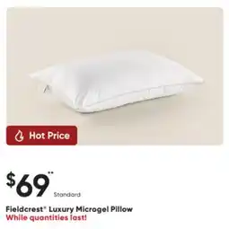 Sleep Country Fieldcrest Luxury Microgel Pillow offer