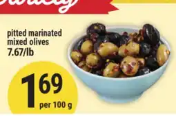 Marché Adonis Pitted marinated mixed olives offer