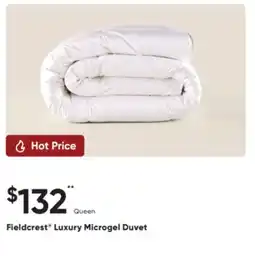Sleep Country Fieldcrest Luxury Microgel Duvet offer
