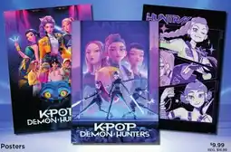Showcase KPOP DEMON HUNTERS Posters offer