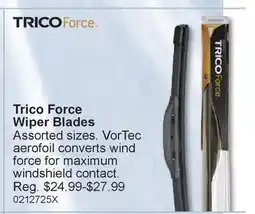 PartSource Trico Force Wiper Blades offer