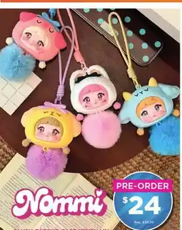 Showcase Nommi PLUSH EARBUB CASE KEYCHAIN offer