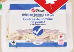 Giant Tiger Giant Value fully cooked chicken breast strips offer